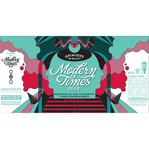 Modern Times Opinions of Reality Quadruple Flowers Barrel-Aged Barleywine Ale