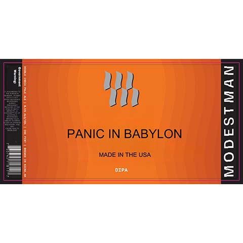 Modestman Panic in Babylon DIPA