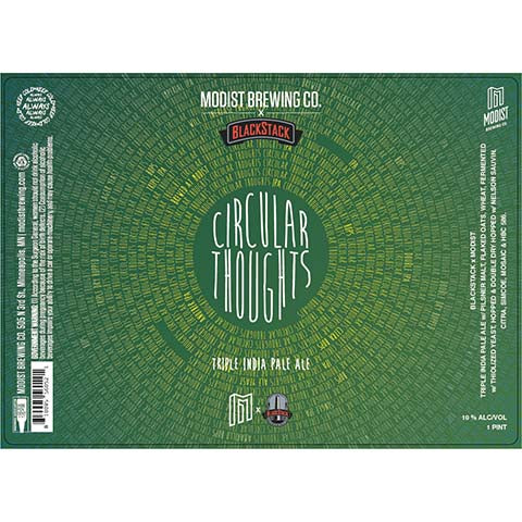 Modist Brewing Circular Thoughts TIPA