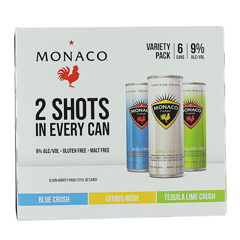 Monaco Vodka Variety Pack – CraftShack - Buy craft beer online.