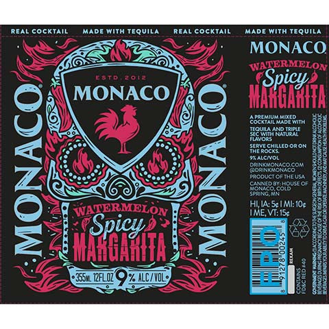 Monaco Watermelon Spicy Margarita – CraftShack - Buy craft beer