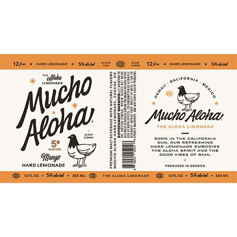 Mucho Aloha Mango Hard Lemonade