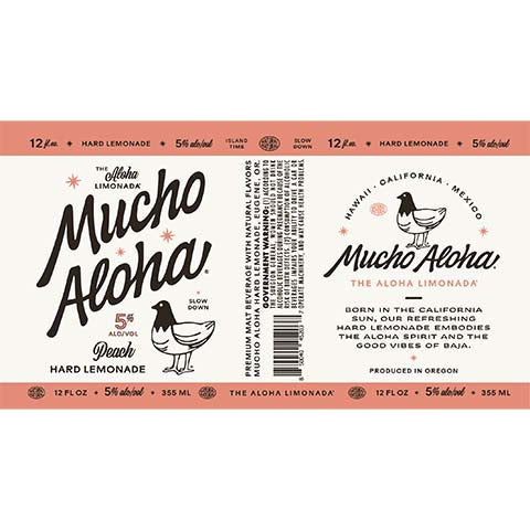 Mucho Aloha Peach Hard Lemonade