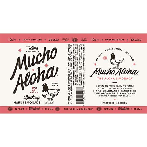 Mucho Aloha Raspberry Hard Lemonade