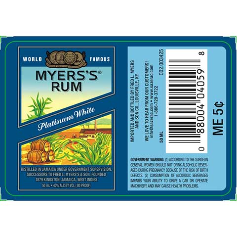 Myers's Platinum White Rum