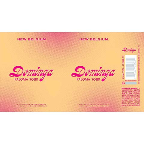 New Belgium Dominga Paloma Sour Ale – CraftShack - Buy craft beer