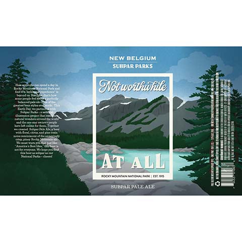 New Belgium Not Worthwhile At All Subpar Pale Ale