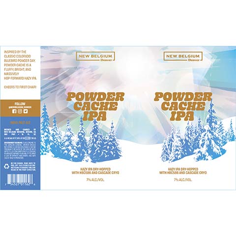 New Belgium Powder Cache IPA