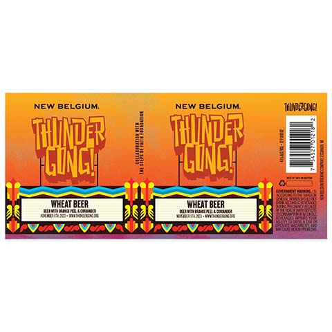 New Belgium Thunder Gong! Wheat Beer