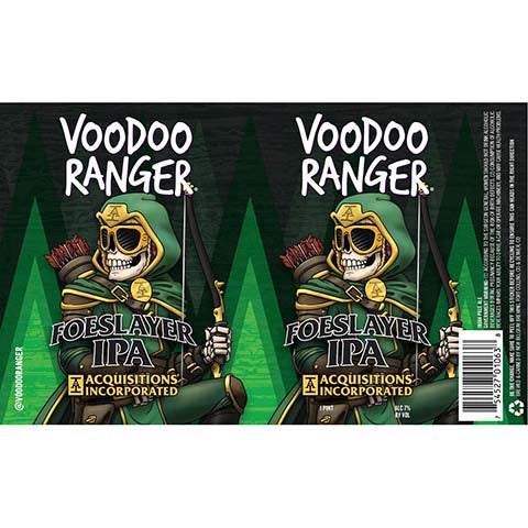 New Belgium Voodoo Ranger Foeslayer IPA