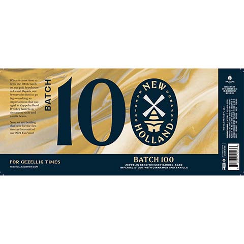New Holland Batch 100 Imperial Stout