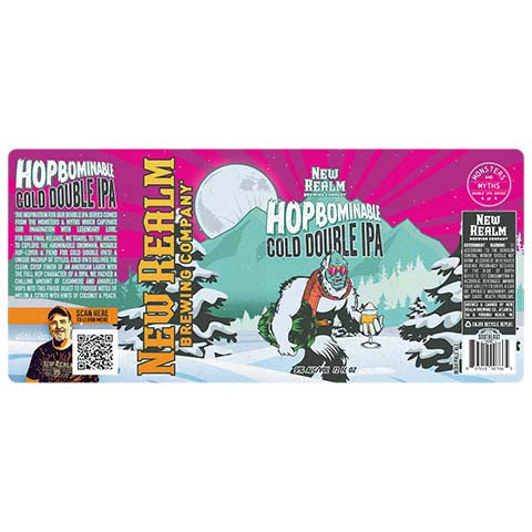 New Realm Hopbominable Cold DIPA