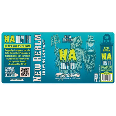 New Realm NA Hazy IPA (Non-Alcoholic)