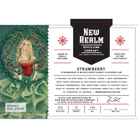 New Realm Strawberry Gin