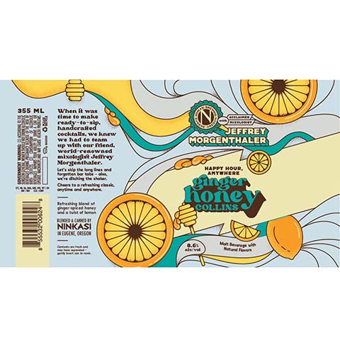 Ninkasi Ginger Honey Collins