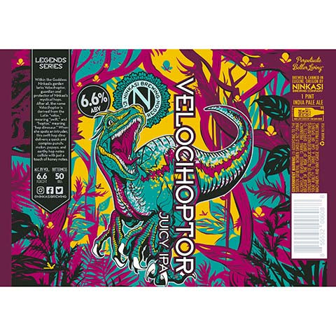 Ninkasi Velocihoptor Juicy IPA