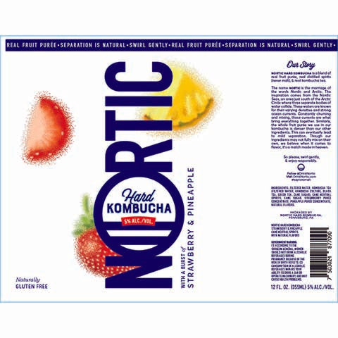 Nortic-Hard-Kombucha-Strawberry-Pineapple-12OZ-BTL