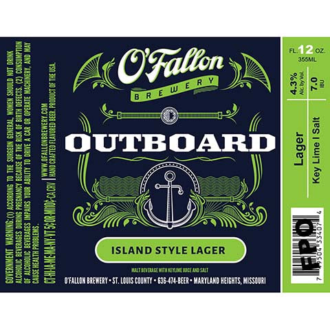 O'Fallon Outboard Island Lager