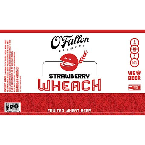 O'Fallon Strawberry Wheach Fruited Wheat Beer