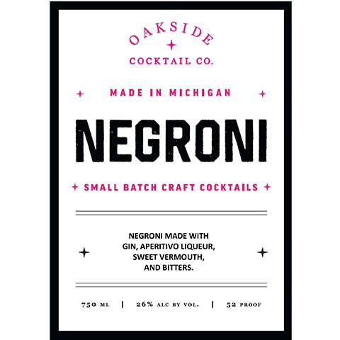 Oakside Negroni