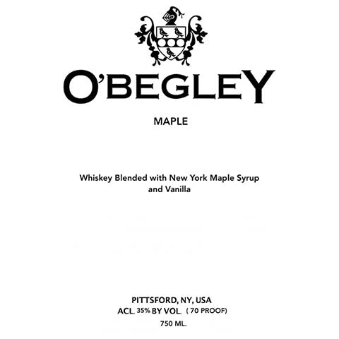 O'begley Maple Whiskey Blend