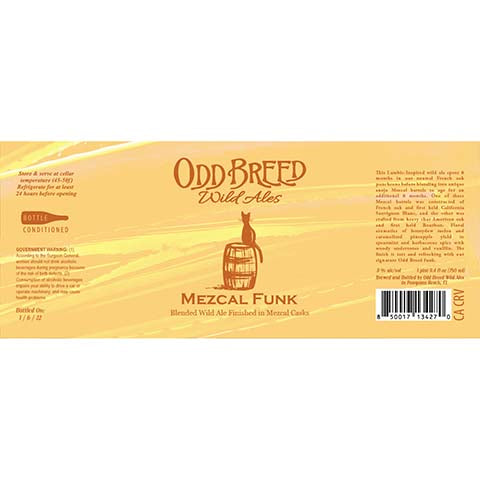 Odd Breed Mezcal Funk Blended Wild Ale