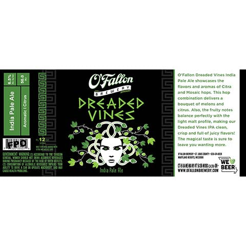 O'Fallon Dreaded Vines IPA