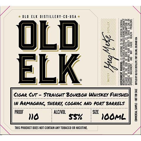 Old Elk Cigar Cut Straight Bourbon Whiskey