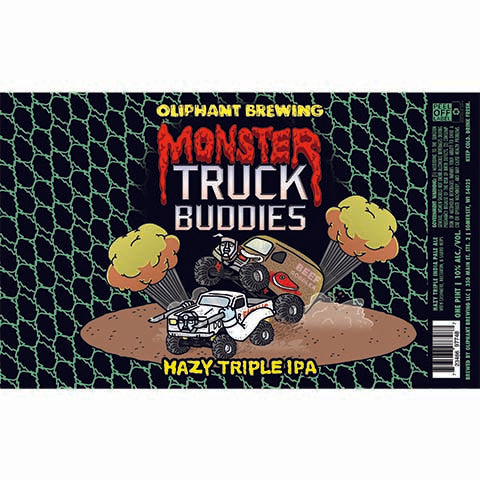 Oliphant Monster Truck Buddies Hazy TIPA
