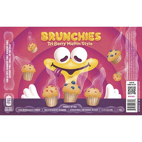 Oozlefinch Brunchies Tri Berry Muffin Style Sour Ale