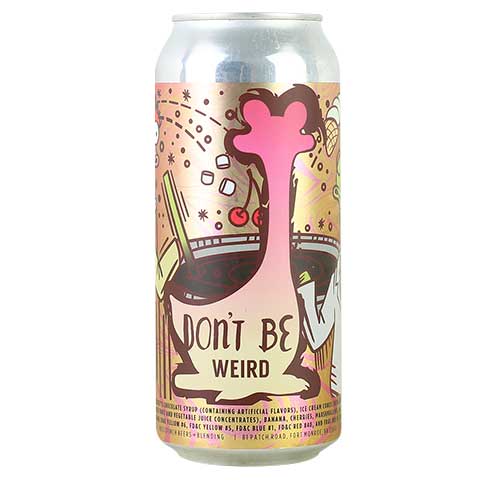 Oozlefinch Don't Be Weird (ice cream sundae)