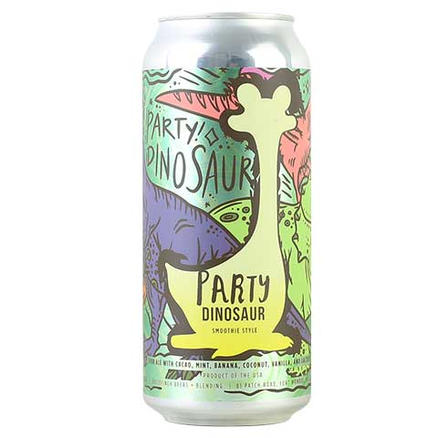 Oozlefinch Party Dinosaur (cacao, mint, banana, coconut)