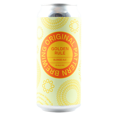 Original Pattern Golden Rule Blonde Ale