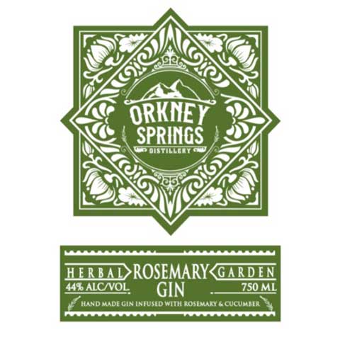 Orkney Springs Herbal Garden Rosemary Gin