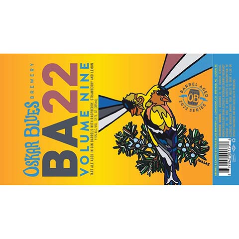 Oskar Blues BA22 Volume Nine Tart Ale