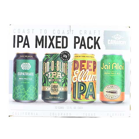 Oskar Blues Canarchy Coast To Coast IPA Mixed Pack