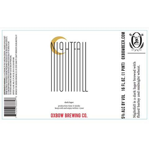Oxbow Nightfall Dark Lager