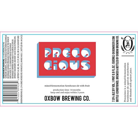 Oxbow Precious Sour
