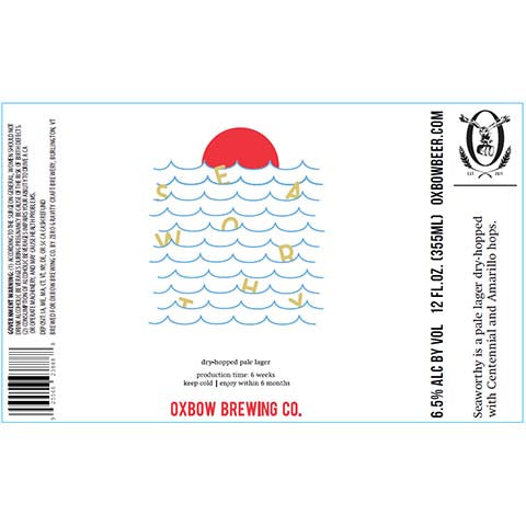 Oxbow Seaworthy Pale Lager