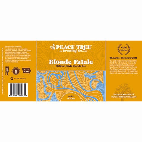 Peace-Tree-Blonde-Fatale-Belgian-Style-Blonde-Ale-12OZ-CAN
