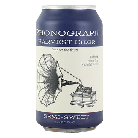 Phonograph (South Hill Blue Can) Semi- Sweet Harvest Cider