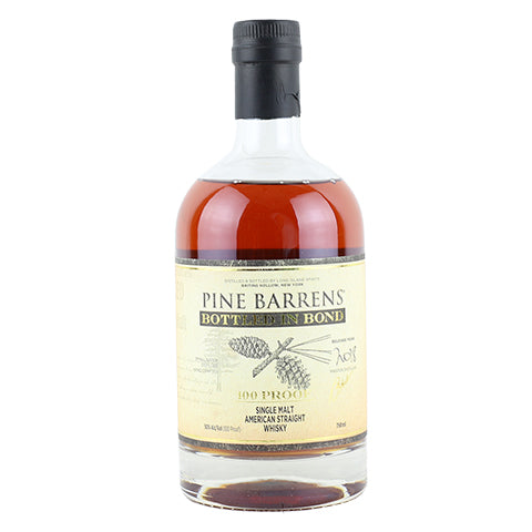 Pine Barrens Bottled In Bond Single Malt Whisky