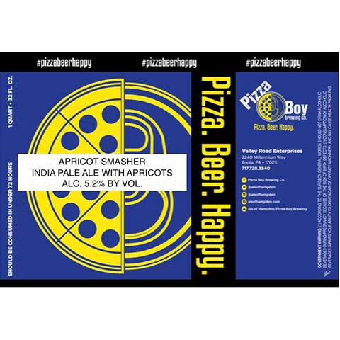 Pizza Boy Apricot Smasher IPA