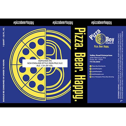 Pizza Boy Hopchain IPA