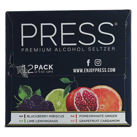 PRESS Premium Alcohol Seltzer