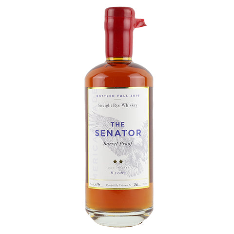 Proof and Wood The Senator Barrel Proof Straight Rye Whiskey