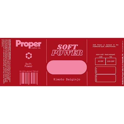 Proper Soft Power Kimoto Daiginjo