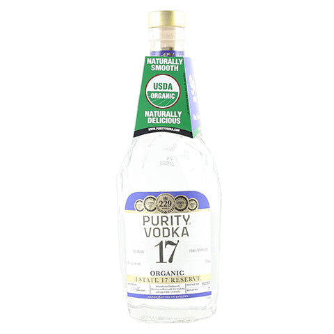 Purity Estate 17 Reserve Organic Vodka
