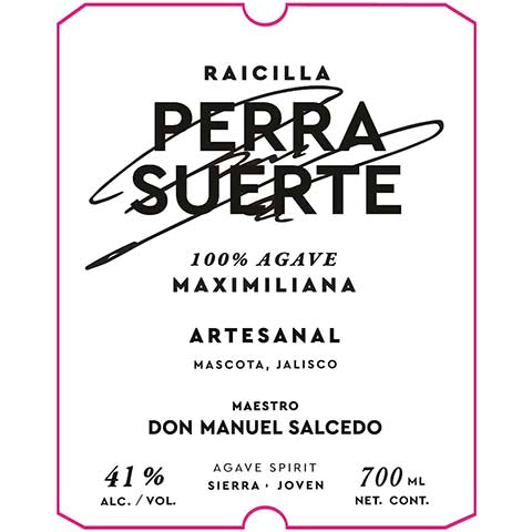 Raicilla Perra Suerte