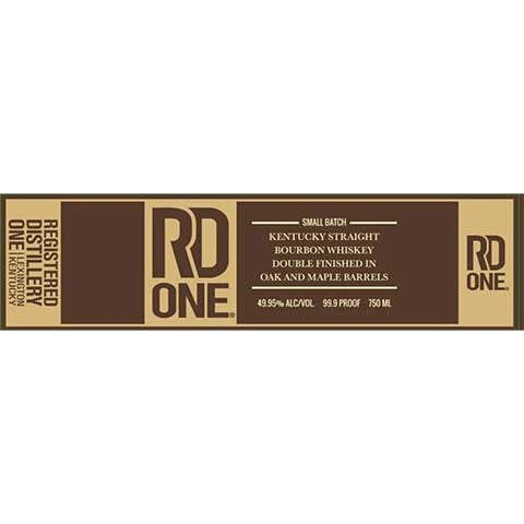 Registered RD One Kentucky Straight Bourbon Whiskey